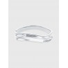 Bracciale Donna Rigido Calvin Klein 3500641 In Acciaio A Onde