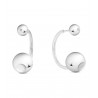 Orecchini Donna Calvin Klein 35000788 Sculptural Bubbles In Acciaio Con Sfere