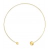 Collana Donna Calvin Klein Sculptural Bubbles 35000785 Rigida In Acciaio Dorato Con Sfere