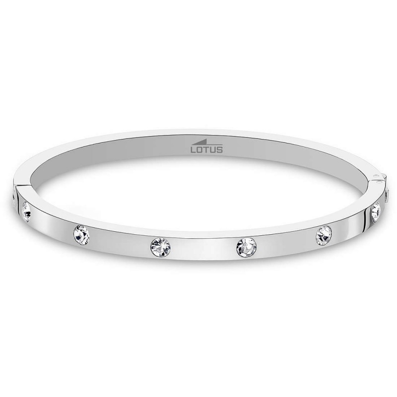 Bracciale Donna Rigido Lotus Style LS1846/2/1 In Acciaio Con Strass