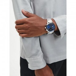 Orologio Uomo Calvin Klein Architectural 2520063 Cronografo Con Quadrante Blu