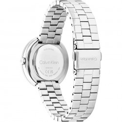 Orologio Donna Calvin Klein Twisted Bezel 25100093 Con Quadrante Grigio