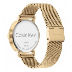 Orologio Uomo Calvin Klein Modern Mesh 25200049 Con Cassa E Cinturino Dorati