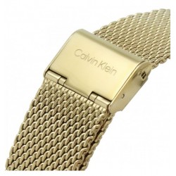 Orologio Uomo Calvin Klein Modern Mesh 25200049 Con Cassa E Cinturino Dorati