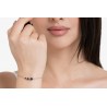 Bracciale Donna Luca Barra BK2820 In Acciaio Con Pietre Blu