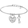 Bracciale donna rigido con cuore Lotus Style LS2036/2/4