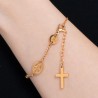Bracciale Donna Luca Barra BK2808 Del Rosario In Acciaio Dorato