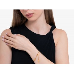 Bracciale Donna Luca Barra BK2808 Del Rosario In Acciaio Dorato