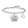 Bracciale Donna Luca Barra BK2836 Con Scritta Ti Voglio Bene Mamma