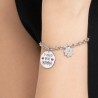 Bracciale Donna Luca Barra BK2836 Con Scritta Ti Voglio Bene Mamma