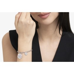 Bracciale Donna Luca Barra BK2836 Con Scritta Ti Voglio Bene Mamma
