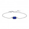 Bracciale Donna Luca Barra BK2814 In Acciaio Con Pietra Blu