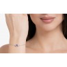 Bracciale Donna Luca Barra BK2812 In Acciaio Con Zircone Viola
