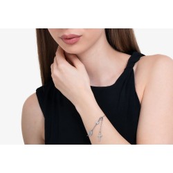 Bracciale Donna Luca Barra BK2807 In Acciaio Del Rosario