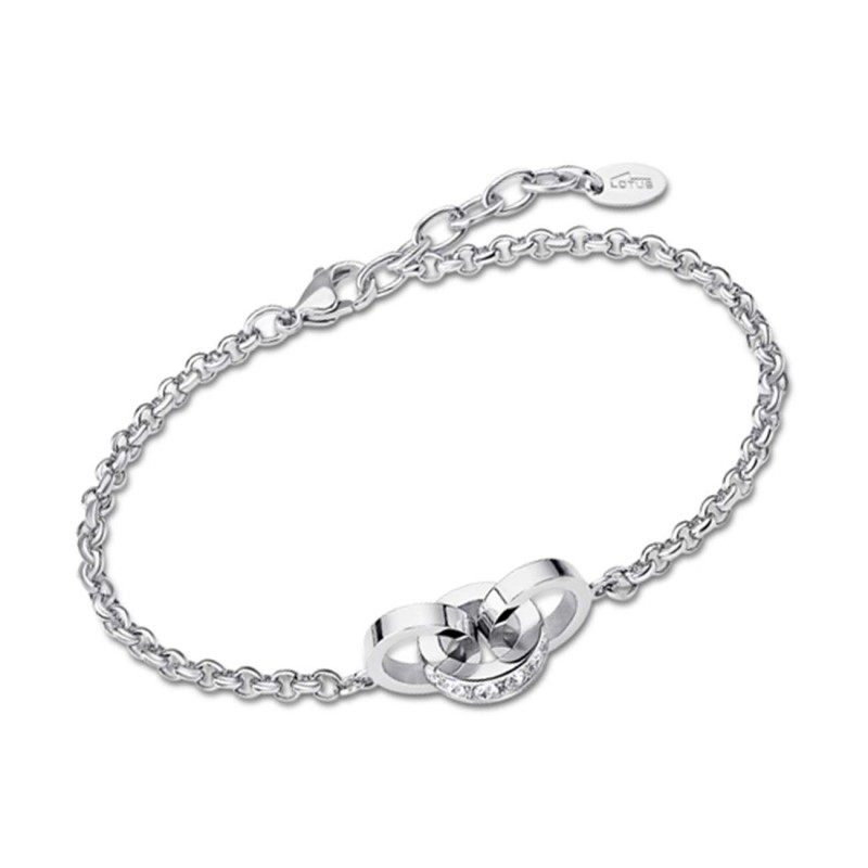 Bracciale Donna Lotus Style LS1981/2/1 In Acciaio Con Centrale Cerchi