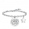 Bracciale Donna Luca Barra BK2649 Con Scritta La Migliore Madrina Dell'universo