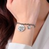 Bracciale Donna Luca Barra BK2649 Con Scritta La Migliore Madrina Dell'universo