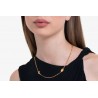 Collana Donna Luca Barra CK2154 Del Rosario In Acciaio Dorato