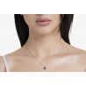 Collana Donna Luca Barra CK2158 In Acciaio Con Zircone Viola