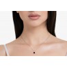 Collana Donna Luca Barra CK2160 In Acciaio Con Zircone Blu