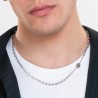Collana Uomo Luca Barra CL345 In Acciaio Del Rosario