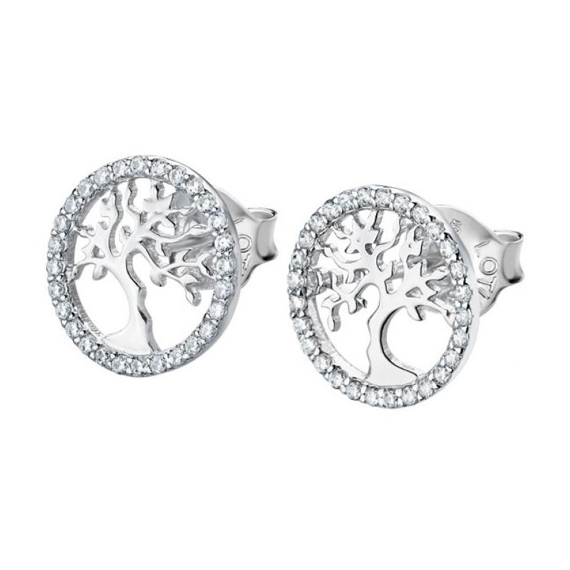 Orecchini Donna Lotus Silver LP1778-4/1 In Argento Con Albero Della Vita