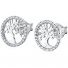Orecchini Donna Lotus Silver LP1778-4/1 In Argento Con Albero Della Vita