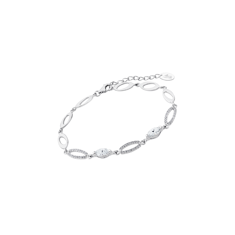 Bracciale Donna Lotus Silver LP1919-2/1 In Argento Con Zirconi