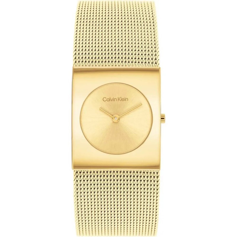 Orologio Donna Calvin Klein Pulse 25100062 Con Cassa E Cinturino In Acciaio Dorato