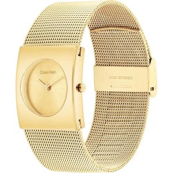 Orologio Donna Calvin Klein Pulse 25100062 Con Cassa E Cinturino In Acciaio Dorato