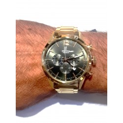 Orologio Uomo Cronografo Festina F20633/5 Con Cassa E Cinturino Dorati