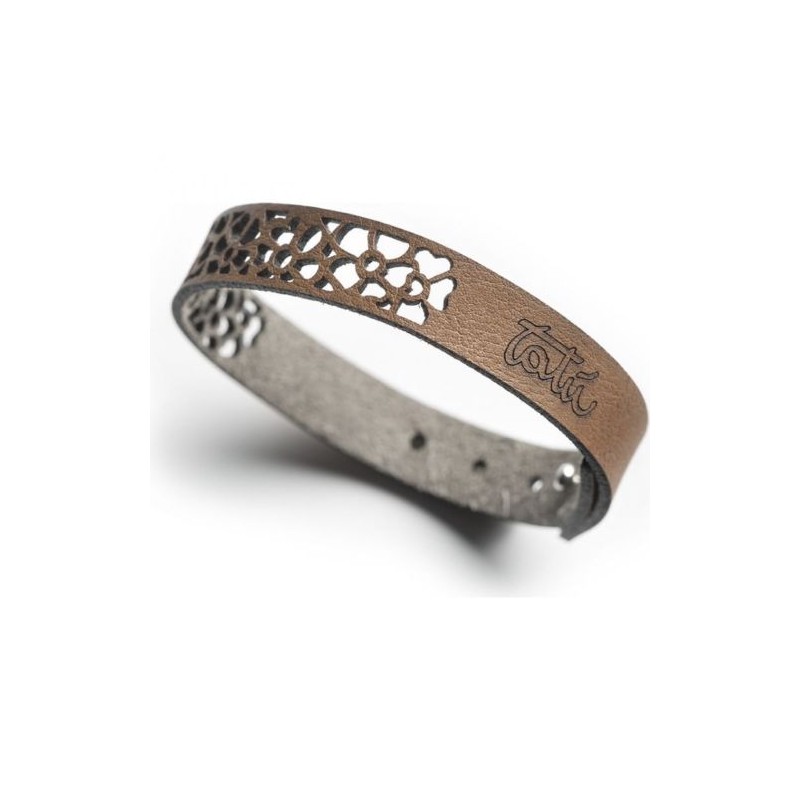 Bracciale in cuoio Tatù by Niente Paura 002BR/18
