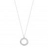 Collana Donna Lotus Silver LP3115-1/1 In Argento Con Pendente Cerchio