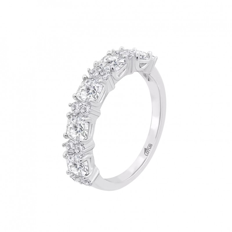 Anello Donna Lotus Silver LP3839-3/118 Tipo Veretta Con Zirconi Misura 18