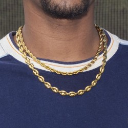 Collana Uomo Lotus Style LS2140/1/2 In Acciaio Dorato Maglia Marinara