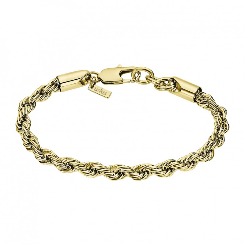 Bracciale Uomo Lotus Style LS2233/2/2 Tipo Corda In Acciaio Dorato