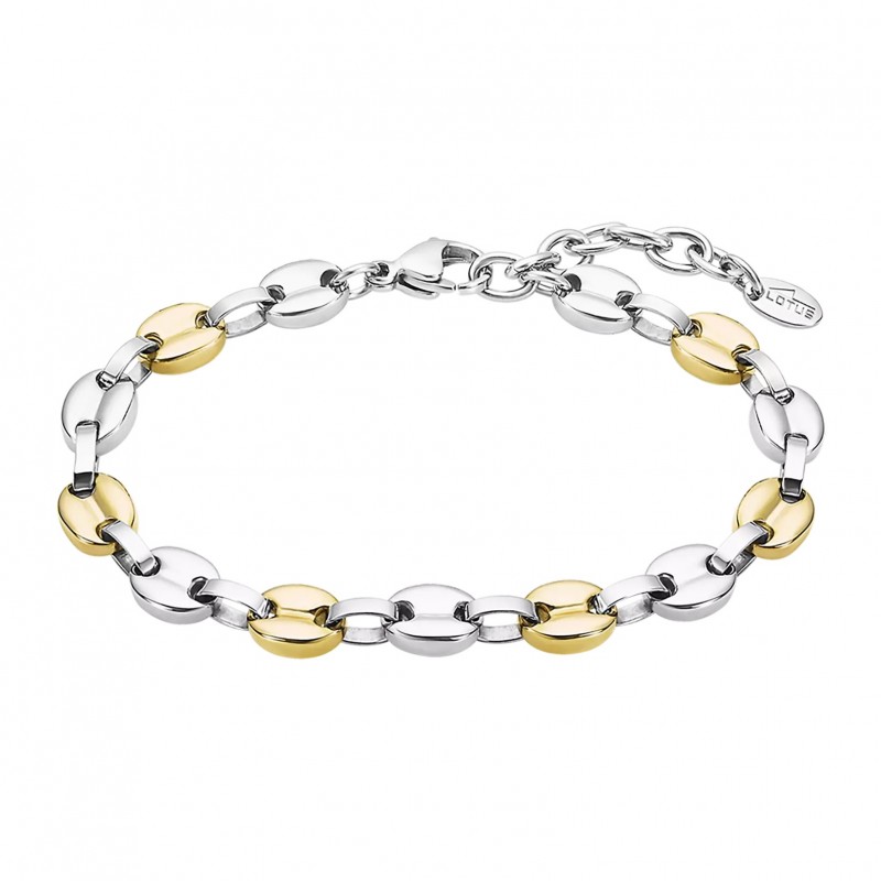 Bracciale Unisex Lotus Style Acciaio Bicolore Tipo Catena LS2124/2/2