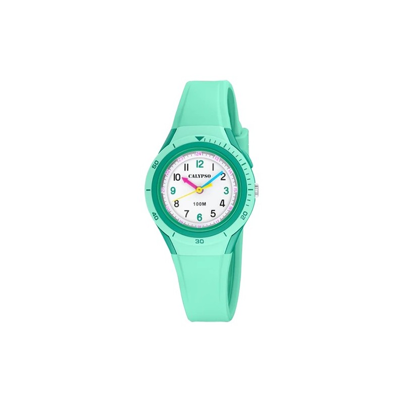 Orologio Bimbo Calypso K5856/2 Con Cinturino E Cassa Verde Chiaro
