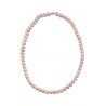Collana Donna MIKIKO MFC400O4FCMU065 In Perle Multicolore E Chiusura Oro Bianco