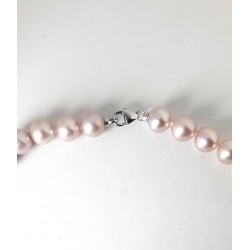 Collana Donna MIKIKO MFC400O4FCMU065 In Perle Multicolore E Chiusura Oro Bianco