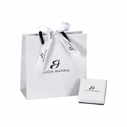 Mono Orecchino Tennis Donna Luca Barra OK1546 In Acciaio Con Zirconi