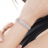 Bracciale Donna Tennis Luca Barra BK2846 In Acciaio Con Zirconi A Tre File