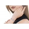 Bracciale Donna Tennis Luca Barra BK2846 In Acciaio Con Zirconi A Tre File