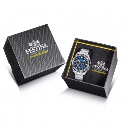 Orologio Uomo Festina Chrono Bike F20724/2 Con Quadrante Blu