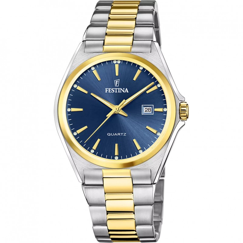 Orologio Uomo Festina F20554/4 Con Cassa E Cinturino Acciaio Bicolore