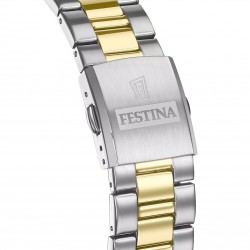 Orologio Uomo Festina F20554/4 Con Cassa E Cinturino Acciaio Bicolore
