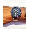Orologio Uomo Cronografo Festina F20575/2 Con Ghiera Blu E Cinturino Acciaio
