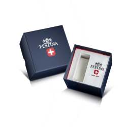 Orologio Donna Festina Grace  F20076/3 In Acciaio Swiss Made Con Quadrante Blu