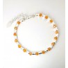 Bracciale Donna Sovrani J11255 In Bronzo Con Cristalli Arancioni