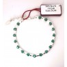 Bracciale Donna Sovrani J11248 In Bronzo Argentato Con Cristalli Verdi